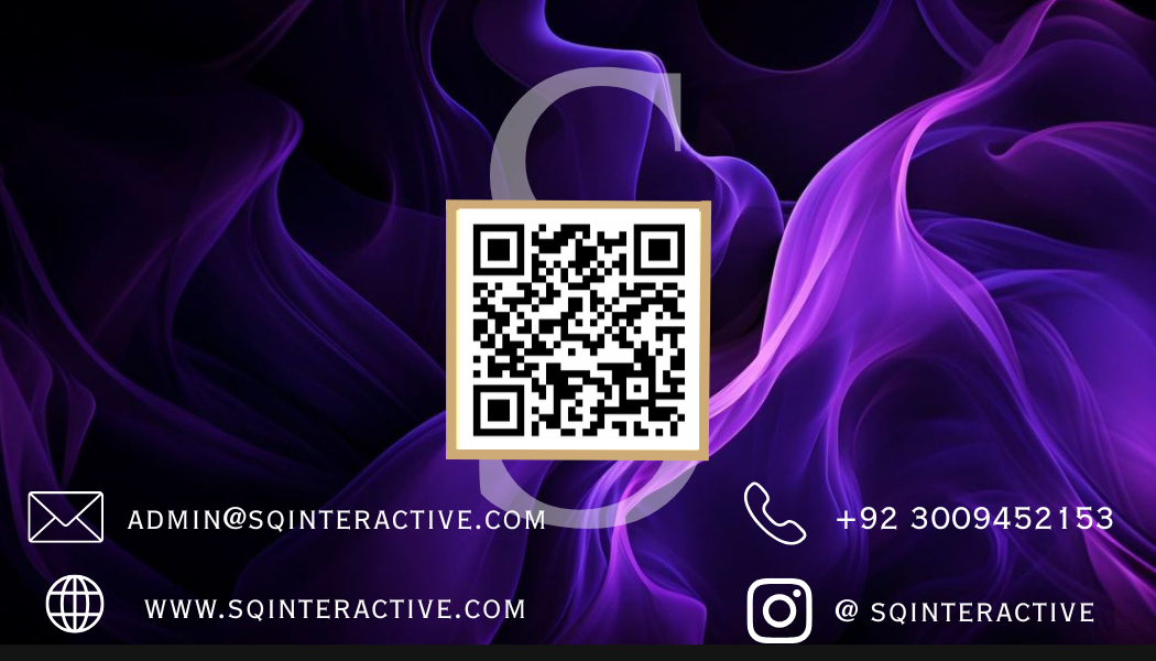 SQ Interactive business card back